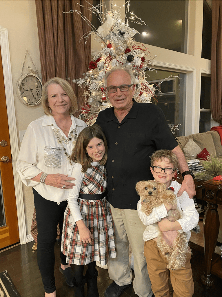 Brian Prendergast poses with family.